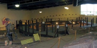 St. George Dinosaur Discovery Site opens Lake Dixie Discovery Trail exhibit St. George Dinosaur Discovery Site Lake Dixie Discovery Trail
