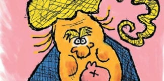 CARTOON: “V.P. Caribou” Donald Trump Sarah Palin political cartoon