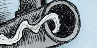 CARTOON: “Bang Bang Trump” Donald Trump NRA political cartoon