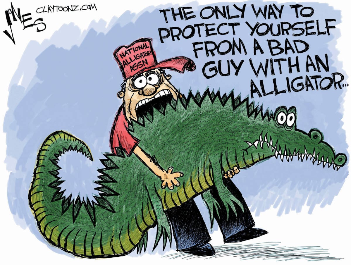 Disney Alligator political cartoon