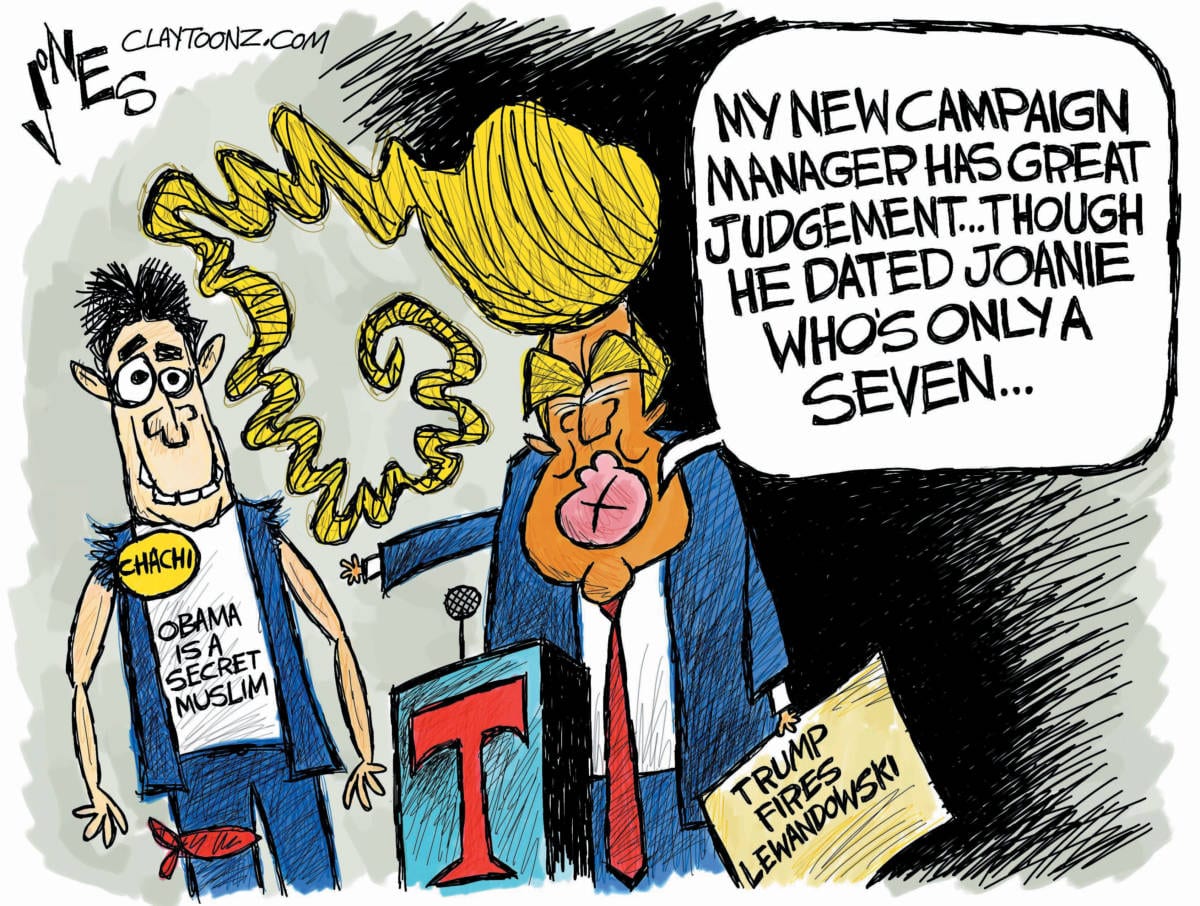 Scott Baio Donald Trump political cartoon