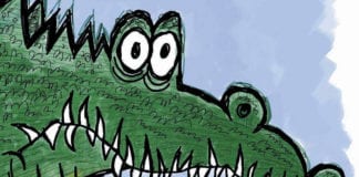 CARTOON: “Is That An Alligator In Your Pocket?” Disney Alligator political cartoon