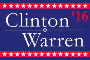 Clinton-Warren ticket two women Hillary Clinton Elizabeth Warren