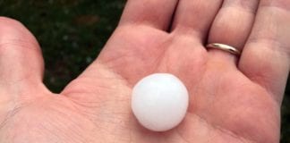 Southern Utah hail storm warning