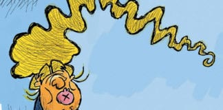 CARTOON: “Trump’s Dictator Love” Donald Trump dictator political cartoon