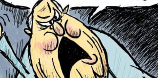 CARTOON: “Roger Ailes Sugar Butt” Roger Ailes Gretchen Carlson political cartoon