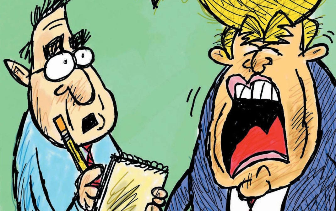political cartoon Melania Trump hooker