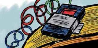 CARTOON: “A Trump Scare” bombings politlcal cartoon