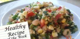 Chickpea Quinoa Salad with Kale recipe