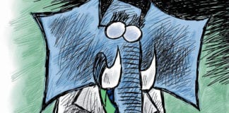 CARTOON: “Blame For A Hurricane” hurricane matthew climate change political cartoon