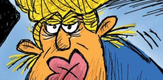 CARTOON: “Groper In Chief” donald trump political cartoon