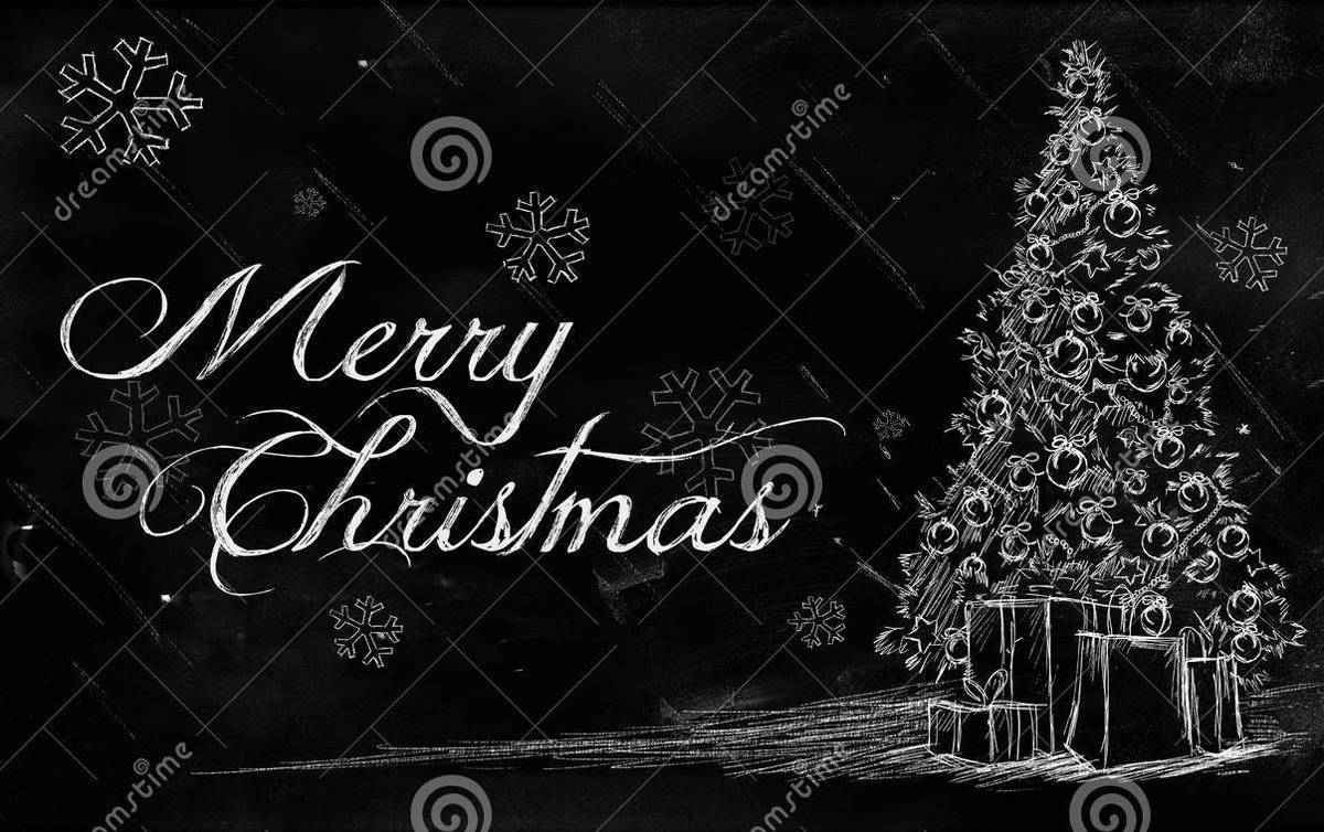 southern utah weekend events merry-christmas-tree-drawing-blackboard-greeting-card-35684548