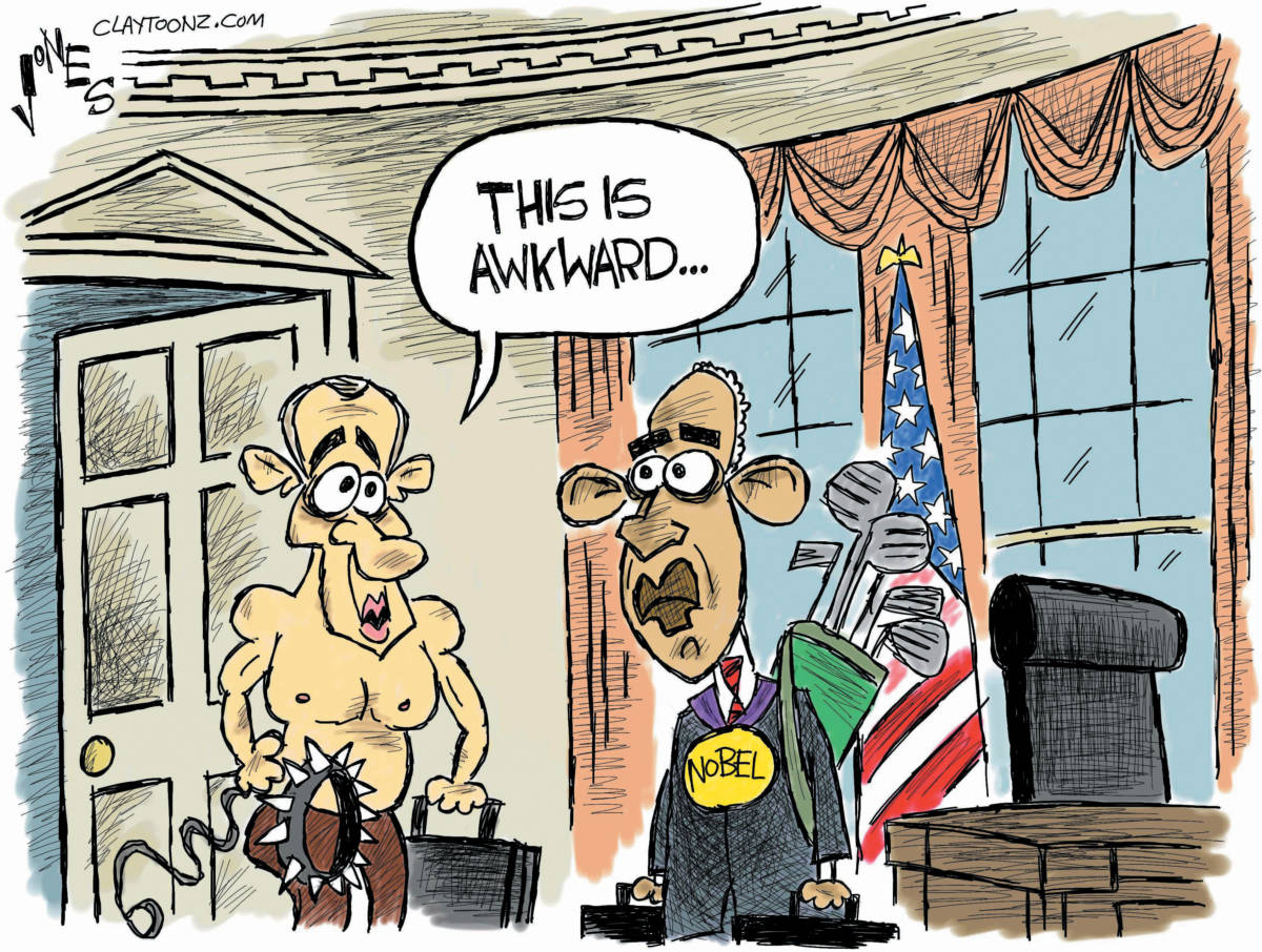 CARTOON: "Obama's Exit"