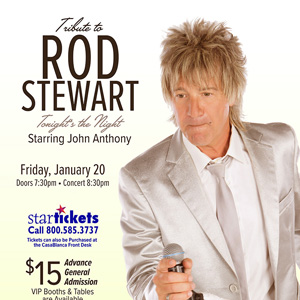 Southern utah weekend events features Rod Stewart
