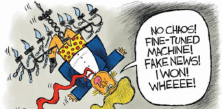 CARTOON: “Fine-Tuned Chaos” CARTOON: "Fine-Tuned Chaos"