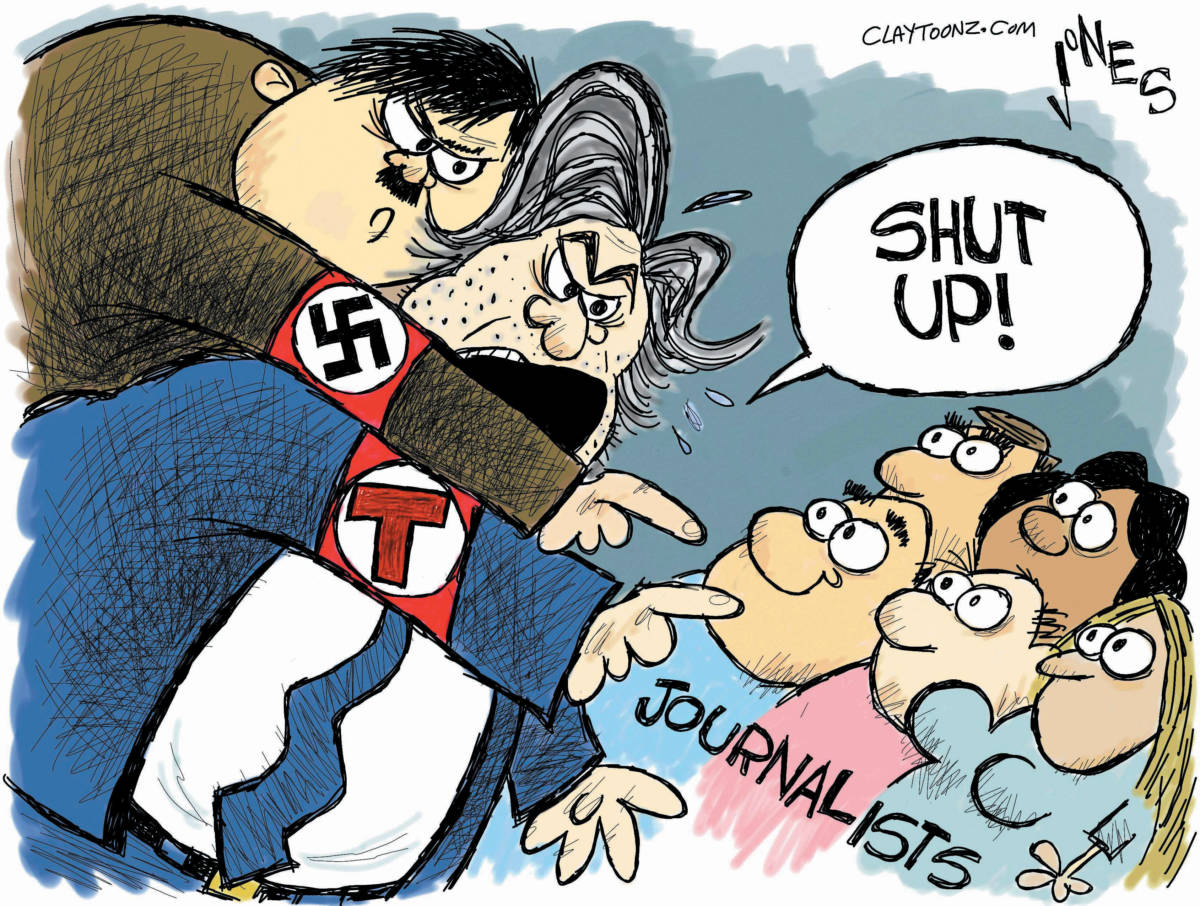 CARTOON: "Fascist Say Shut Up"