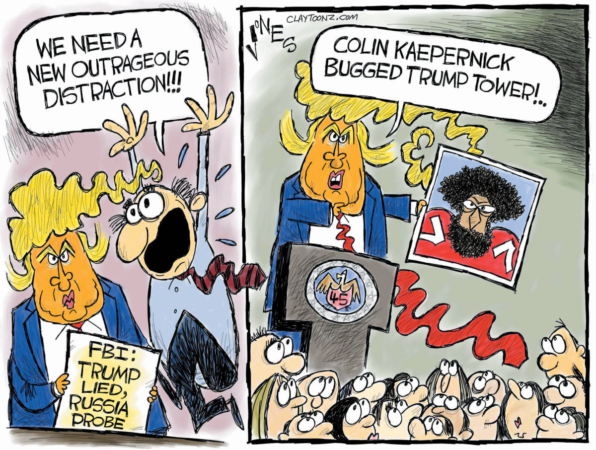 CARTOON: "Outrageous Distractions"