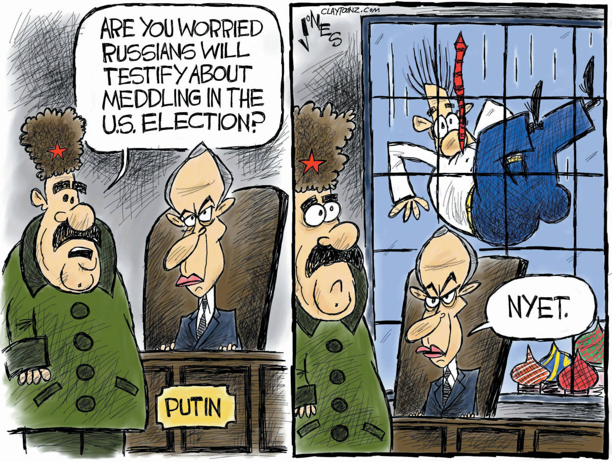CARTOON: "Putin Them Out The Window"