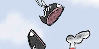 CARTOON: “A Forceful Re-accomodation” CARTOON: "A Forceful Re-accomodation"