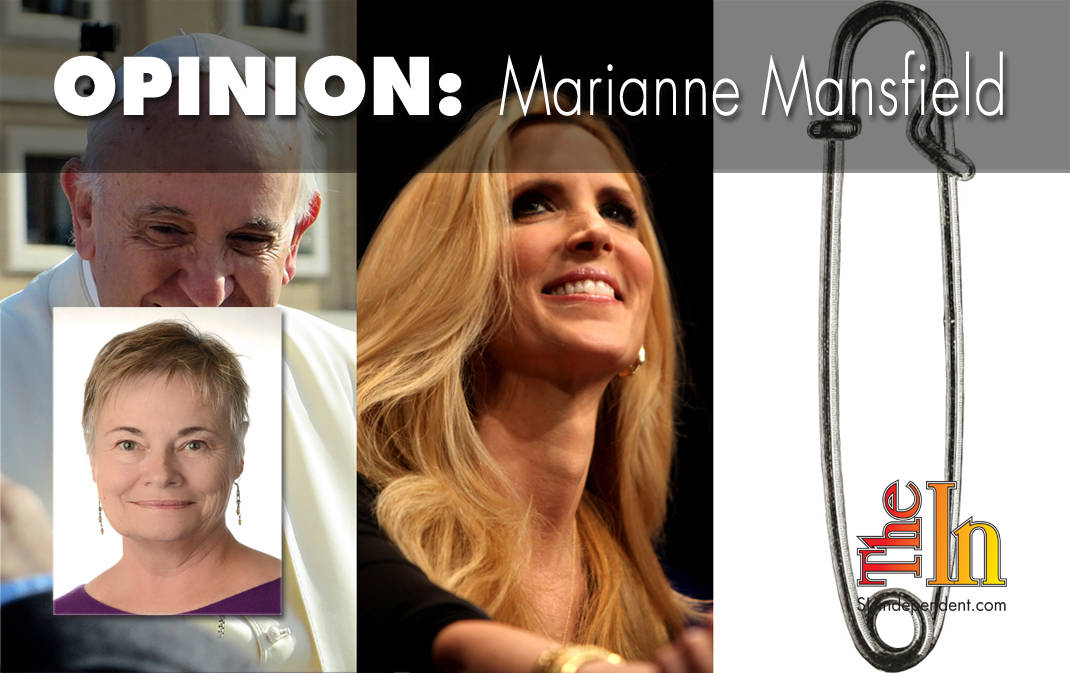 Pope Francis, Ann Coulter, and a safety pin