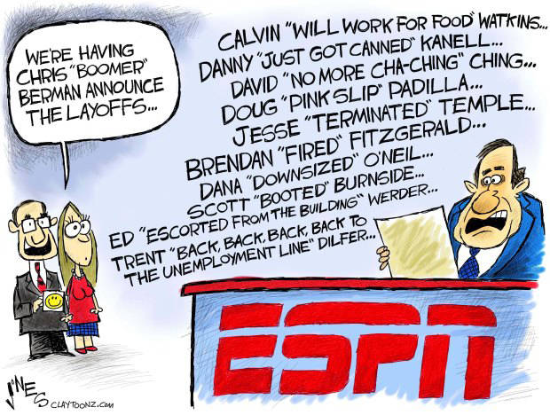 CARTOON: "Canned By ESPN"