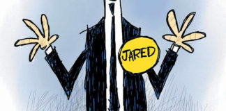 CARTOON: “Jared’s Back Channel” CARTOON: "Jared's Back Channel"