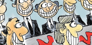 CARTOON: “Praise For Dear Leader” CARTOON: "Praise For Dear Leader"