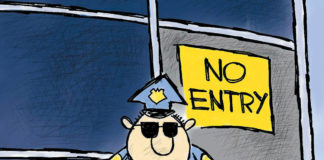 CARTOON: “Health Care Detained” CARTOON: "Health Care Detained"