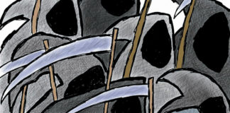 CARTOON: “Death Becomes Them” CARTOON: "Death Becomes Them"