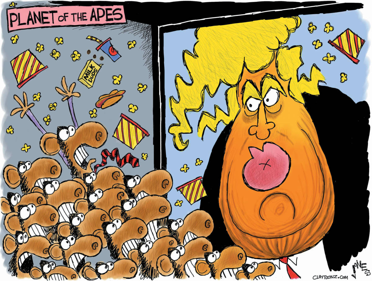 CARTOON: "Planet Of The Apes"