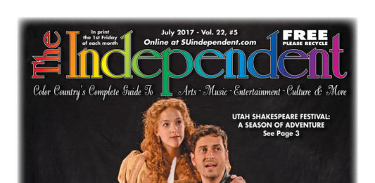 The Independent July 2017 (.PDF) featuring Utah Shakespeare Festival