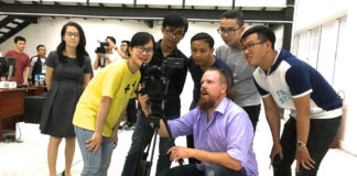 DSU faculty members teach documentary film seminar in Vietnam DSU faculty members teach documentary film seminar in Vietnam