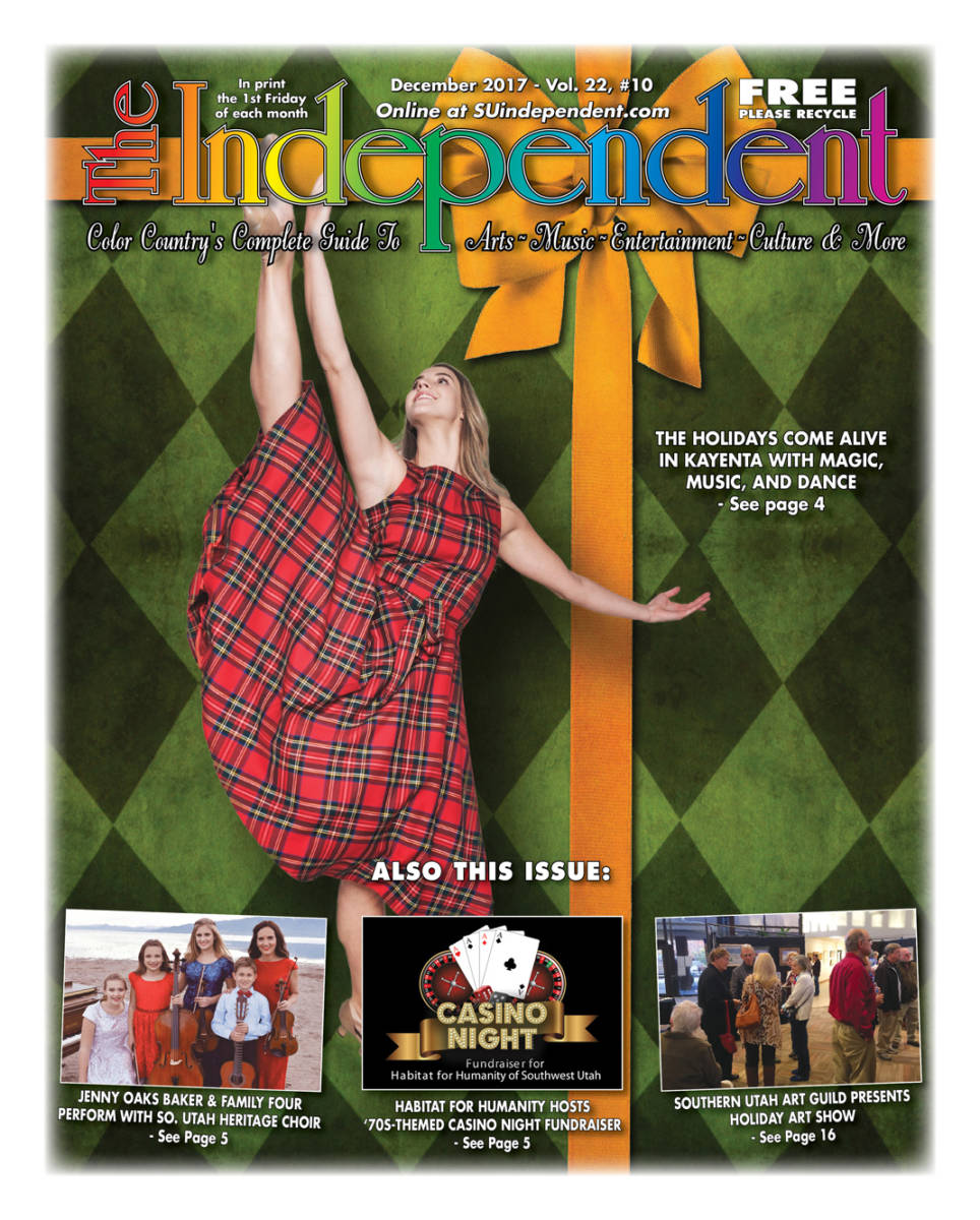The Independent December 2017 (.PDF) featuring a Kayenta Holiday