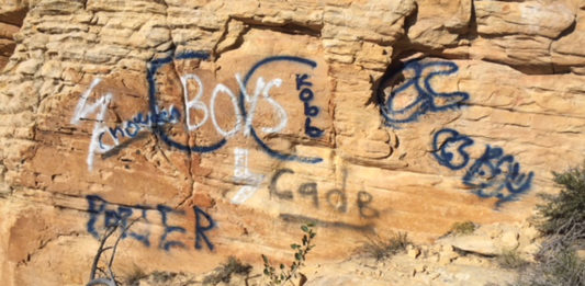 Vandals deface Snow Canyon State Park
