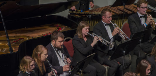 Honor Band performs at Heritage Center Theater
