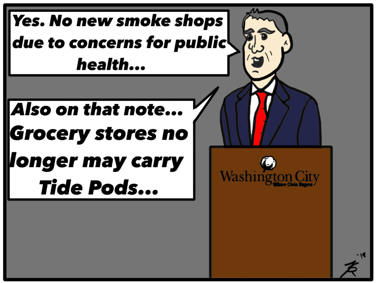Cartoon: "Concern to Public Health"