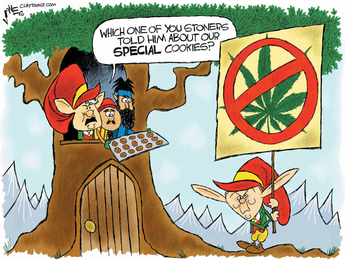 Cartoon: "Mellow Harshing Sessions"