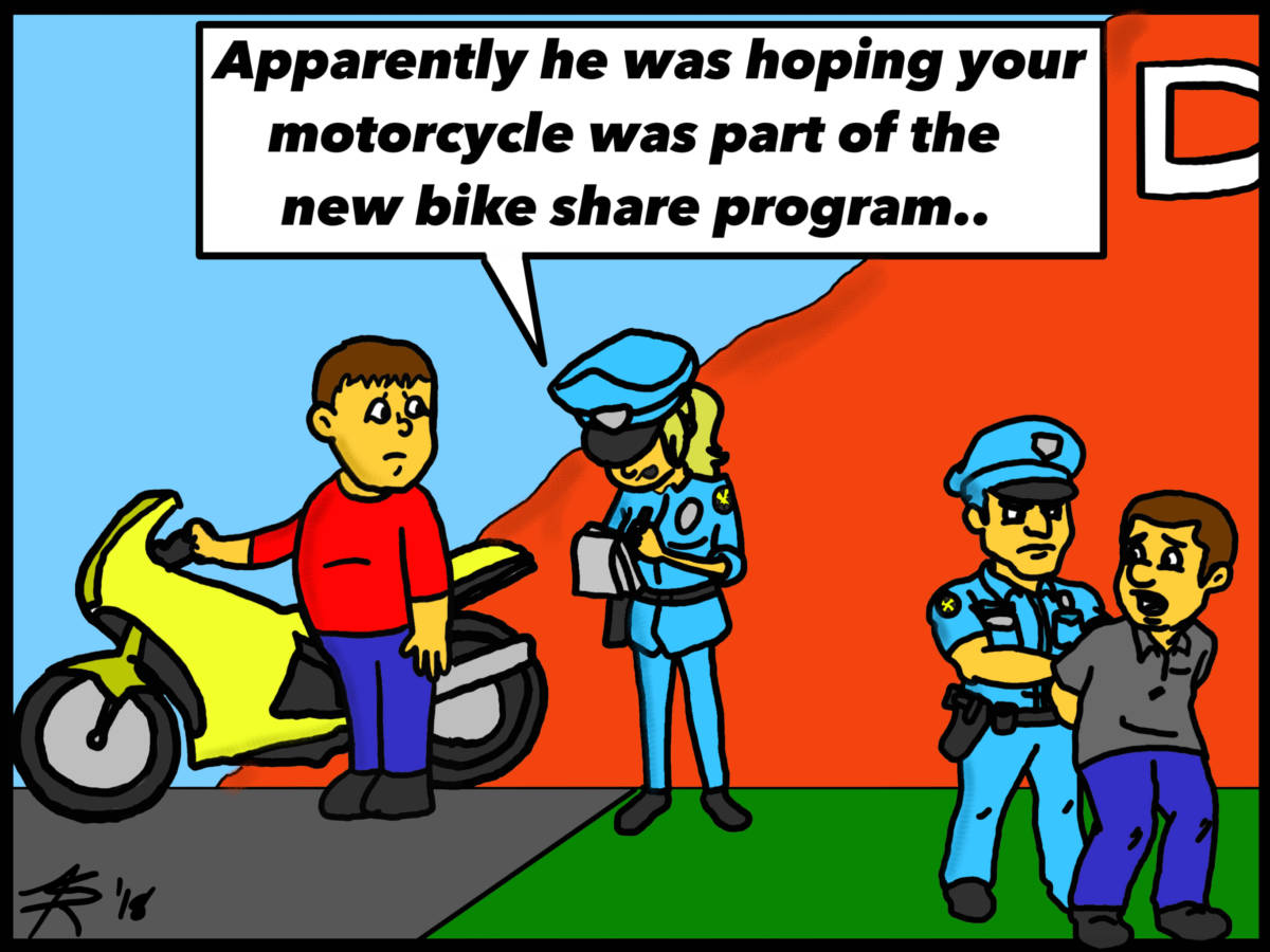 Cartoon: Not How St. George Bike Share Works Travis Romney