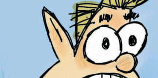 Cartoon: “Stormy Shithole” Cartoon: "Stormy Shithole"