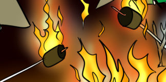 Cartoon: “Just a Campin'” Cartoon: "Just a Campin'"