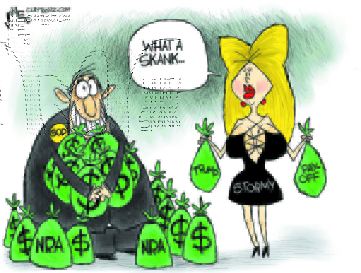 Cartoon: "Skanking With The NRA"