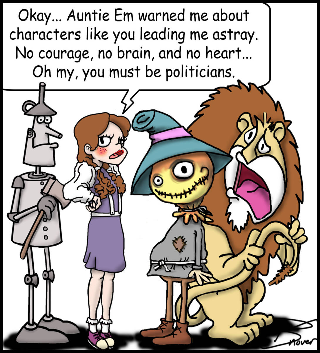 Cartoon: "Oz" By Paul Snover, Skroder Comics