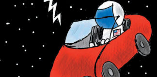 Cartoon: “Ground Control To Caroline” Cartoon: "Ground Control To Caroline"