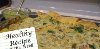 Chickpea Tortilla Casserole This healthy Chickpea Tortilla Casserole recipe is totally vegan and packed not only with tons of veggies but tons of flavor!