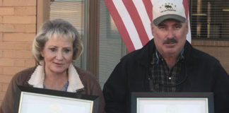 St. George couple receive award from Utah Lieutenant Governor St. George residents Brad and Terry Cottam were recognized for their volunteer service to families dealing with dementia by Utah Lt. Governor Spencer J. Cox.