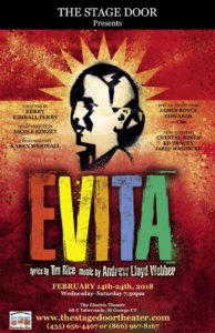 The Stage Door brings "Evita" to The Electric Theater just in time for Valentine's Day
