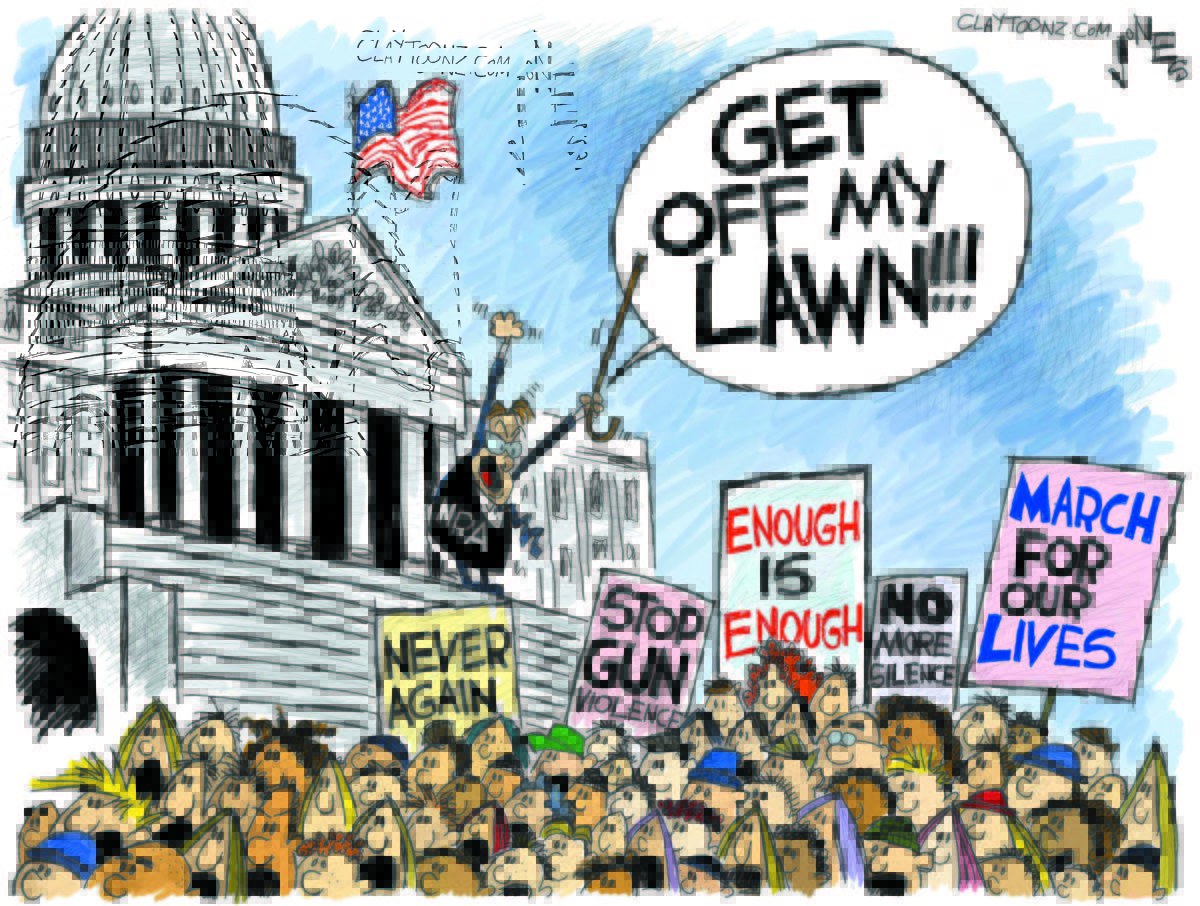 Cartoon: "March For Our Lives"