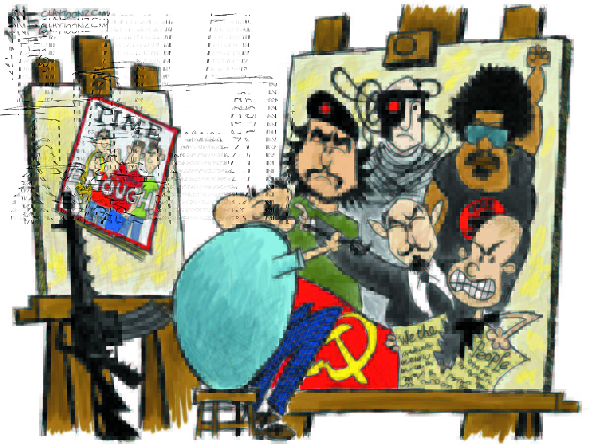 Cartoon: "Portraits By Deplorables"
