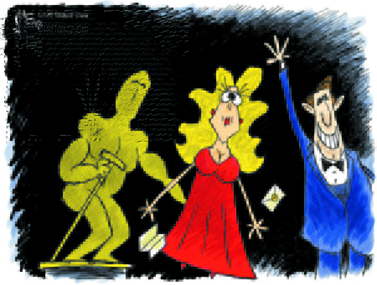 Cartoon: "Oscars Grab"