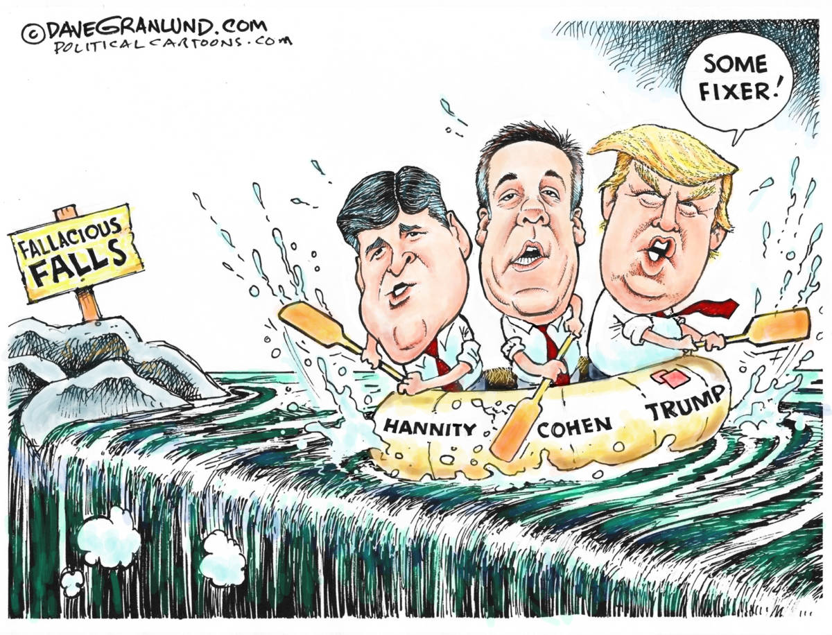 Hannity/Cohen cartoon from Cagle Comics